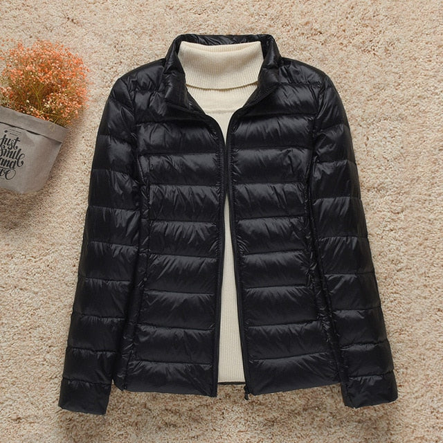 Women Jacket White Duck